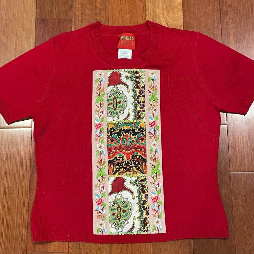 Kenzo Jungle light weight sweater size L (M)